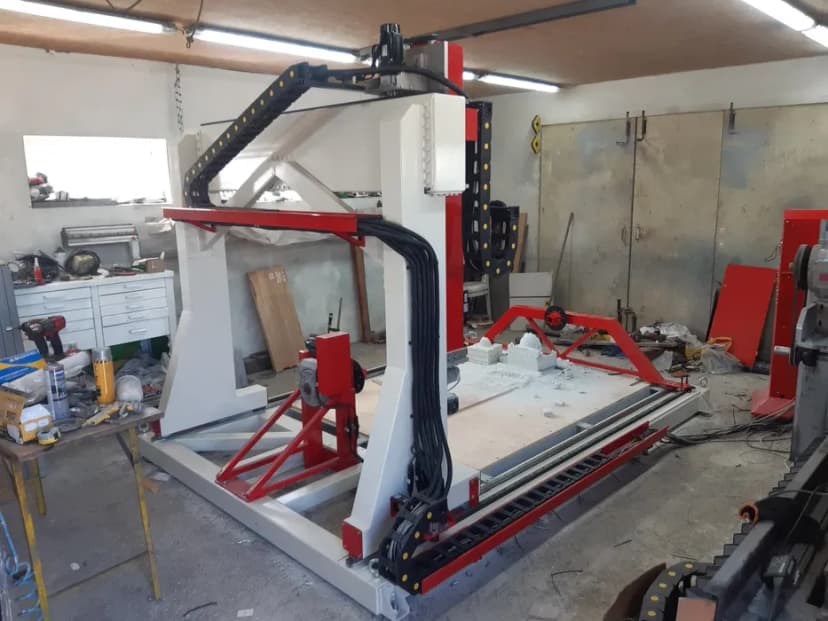 CNCMAN HEXA 6D 1500 INDUSTRIAL (великі складні вироби та токарно-фрезерні деталі)